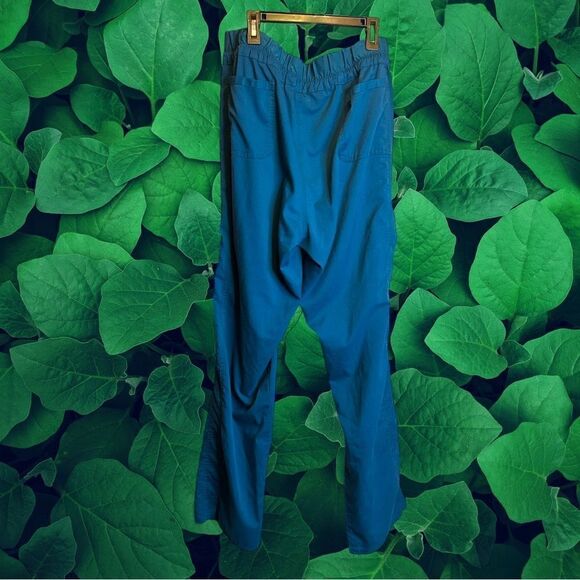 5 for $25🔥Cherokee Teal Blue Scrub Pants Tall Large - Picture 2 of 5